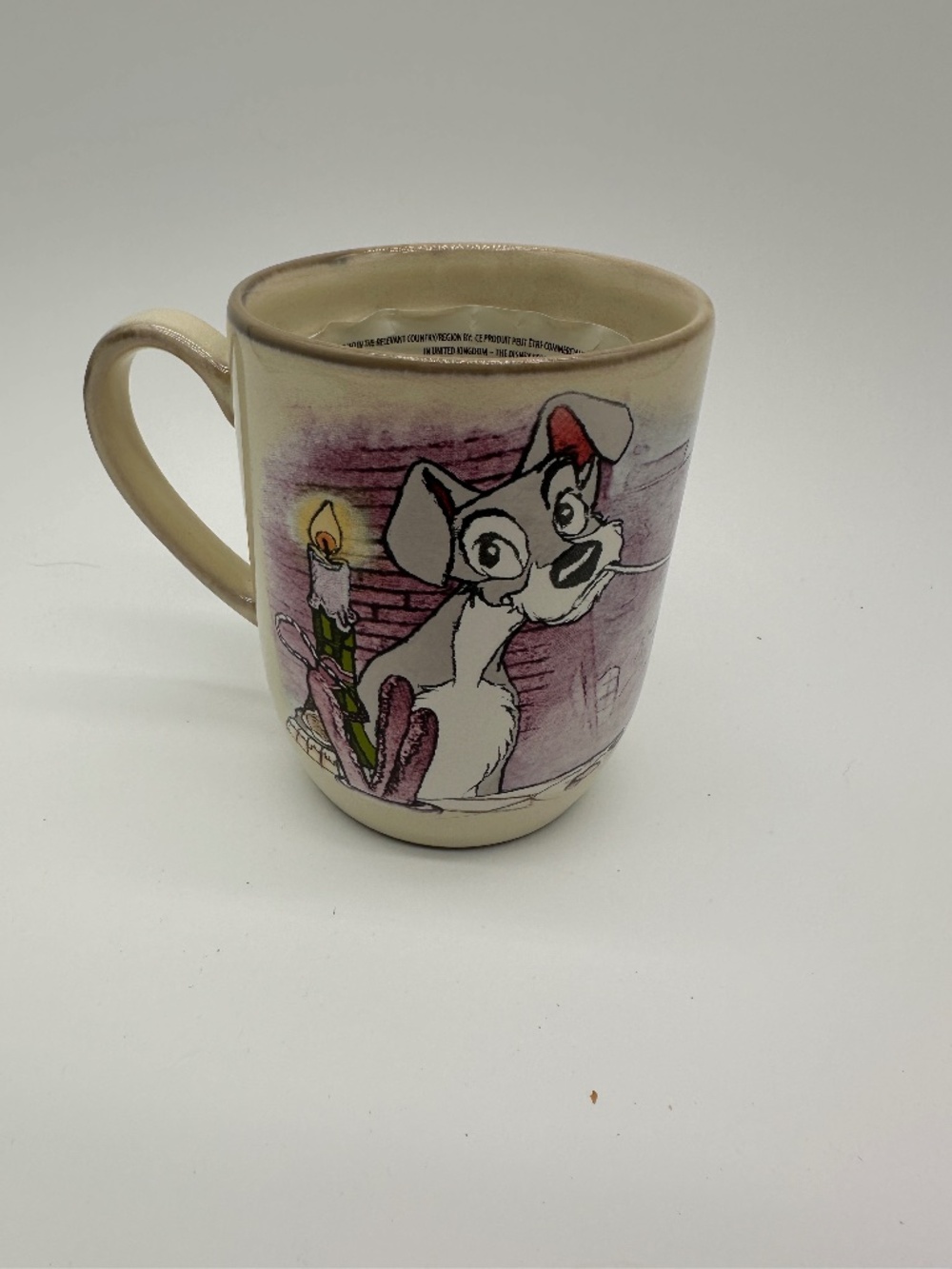 Disney Lady and The Tramp Ceramic Coffee Mug NEW